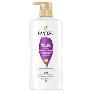 PANTENE PRO-V Volume & Body 2in1 Shampoo + Conditioner, 17.9oz/530mL - 1 of 4