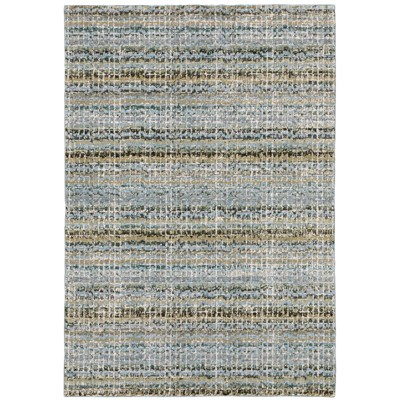 Oriental Weavers Atlas 747B0 Blue/ Green Indoor Area Rug - 3'3" x 5'2"