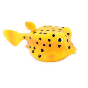 Trunkfish Trunk Fish, Spotted, Rubber Fish, Realistic Toy Figure, Model, Replica, Kids, Educational, Gift,       2 Inches     CH443 BB114 - 1 of 4