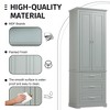70"H/63"H Tall Storage Cabinet with Drawers and Adjustable Shelves for Bathroom/Office/Kitchen-ModernLuxe - 4 of 4