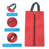 Unique Bargains Waterproof Outdoor Travel Portable Shoes Bags with Zipper 4 Pcs - 3 of 4