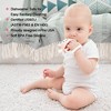 Smily Mia 2 in 1 Reindeer & Penguin Baby Teething Toy Set for Infants 3 Months Plus, Soothing Wearable Baby Chew Toy Sucking Needs - 2 of 4