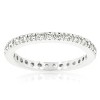 Slickblue Women's Delicate 1.5 Ct. Eternity Band Ring, Clear CZ, 2.4mm Width, Available in Sizes 5-10 - 2 of 4