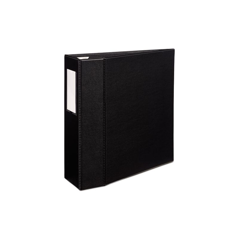 Avery Heavy-Duty Non-View Binder with DuraHinge, Three Locking One Touch EZD Rings and Spine Label, 4" Capacity, 11 x 8.5, Black, 3 of 7