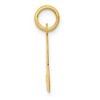 Black Bow Jewelry 14k Yellow Gold, Ella Collection Medium Fancy Script Initial B Pendant - 2 of 4