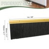 Unique Bargains Aluminum Alloy H-Shape Holder PP Bristle Rust-resistant Door Sweep 1 Pc - 2 of 3