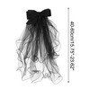Unique Bargains Comb Wedding Veil Black 1 Pc - 2 of 4