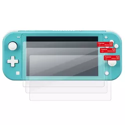 Insten 3-Pack Screen Protector for Nintendo Switch Lite - Transparent HD Clear & Anti-Scratch Protective Games Accessories