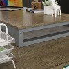 FUFU&GAGA Adjustable L Shaped Study Table Storage Drawers - 3 of 4