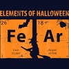 Junior's Design By Humans Elements Of Halloween Tee (FeAr) Periodically By Luckyst T-Shirt - 2 of 3