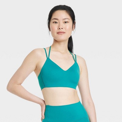 Women's Light Support Dual Strap Molded Sports Bra - All in Motion™