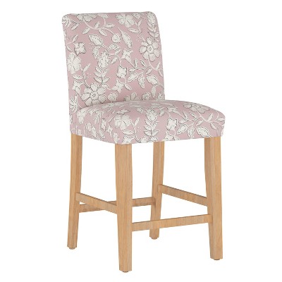 Counter Height Barstool Stonecrop Floral Blush - Threshold™