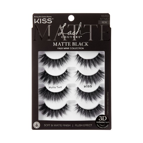 KISS Lash Couture Faux Mink False Eyelashes, Little Black Dress, 4