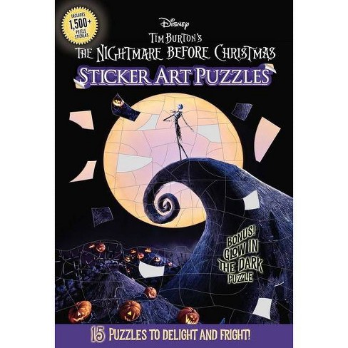 Disney Tim Burton's The Nightmare Before Christmas Sticker Art Puzzles - By  Arie Kaplan (paperback) : Target