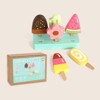 Freniland - Wooden Ice Cream Toy Set,7 Piece Pretend Play Popsicles with Holder, Montessori-Inspired Learning Toy for Toddlers Ages 18 Months+ - 2 of 4