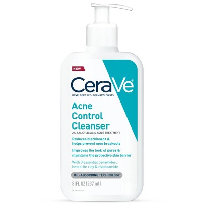 Cerave Acne Control Cleanser With Salicylic Acid - 8 Fl Oz : Target