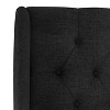Skyline Furniture Tufted Woven Upholstered Wingback Bed - 4 of 4