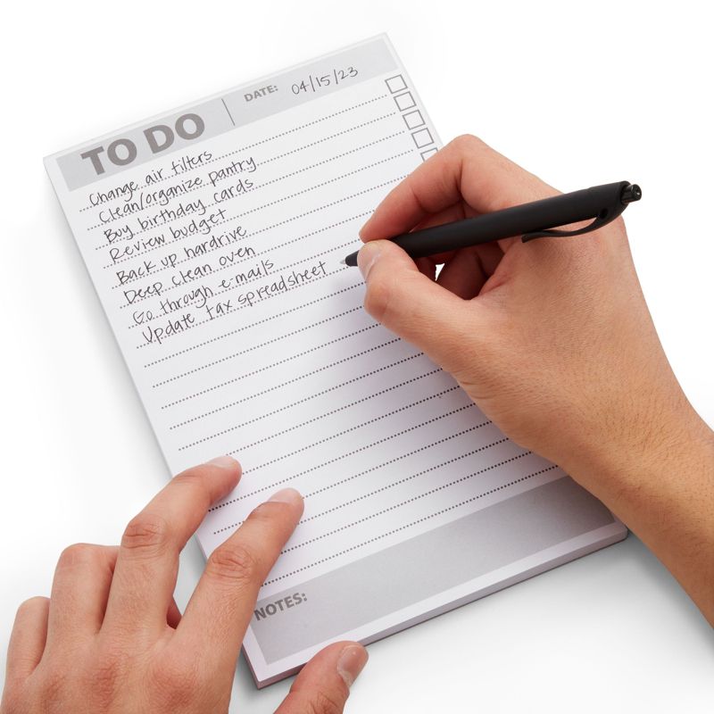 Paper Junkie 6 Pack To Do List Notepads, Daily Reminder Checklist (8.5 x 5.5 In, 60 Sheets Each), 4 of 9