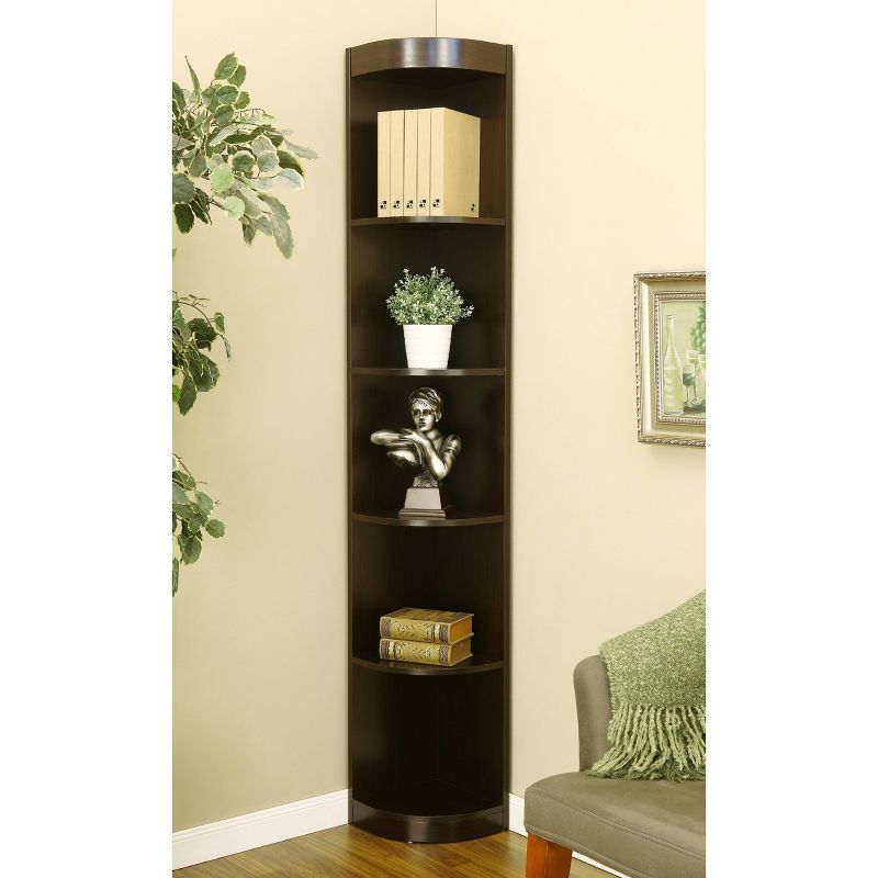 Hawley Contemporary Corner Shelf Display - HOMES: Inside + Out, 5 of 7