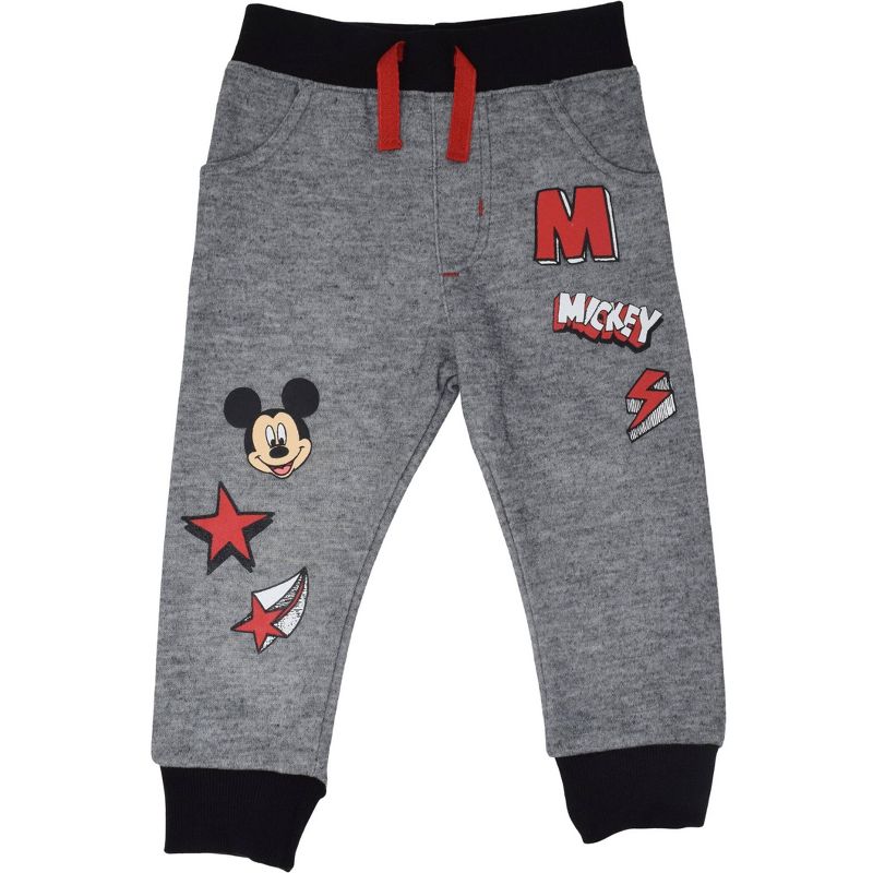 Disney Mickey Mouse Lion King Pixar Cars Fleece 2 Pack Pants Infant to Toddler, 3 of 8