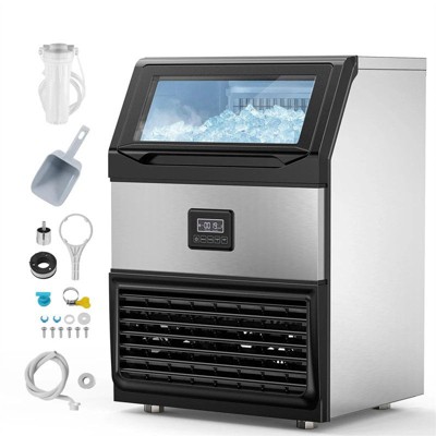 24 in. 440 lb. 450W 115V Air Cooled Ice Machine Maker Under Counter