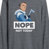 Men's - Avatar: The Last Airbender - Sokka Nope Long Sleeve Graphic T-Shirt - 2 of 4