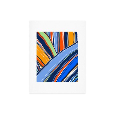 DorisciciArt autumn stripes 18" x 24" Art Print - Society6