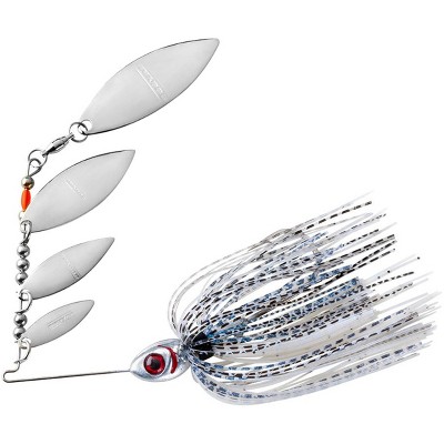 Booyah Baits Double Willow Blade 1/2 oz Fishing Lure - Wounded Shad