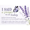 Dicksons Lavender Butterfly - I Said A Prayer, White/Purple 3 x 2 Inch Paper Itty Bitty Blessings Pocketcard, Pack of 24 - 2 of 2