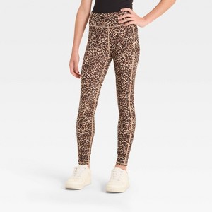 Girls' Everyday Soft Pocket Leggings - All In Motion™ - 1 of 3