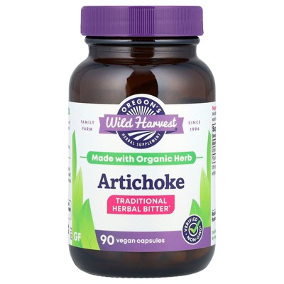 Oregon's Wild Harvest Artichoke, 90 Vegan Capsules (300 mg per Capsule)