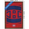 Trends International NHL Montreal Canadiens - Logo 25 Framed Wall Poster Prints - 3 of 4