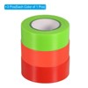 Unique Bargains PVC Non-Adhesive Flagging Tapes for Tree Survey Boundaries 3 Pcs - 3 of 4