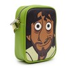 Disney Bag, Crossbody, Encanto Bruno Character Face Close Up with Glow in the Dark Eyes, Green, Vegan Leather - 2 of 4