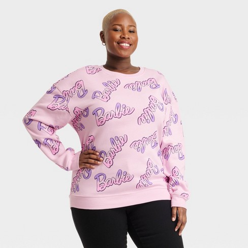 Pink Crew Neck Long Sleeve Top, Body Bark