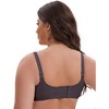 INSPIRE CHIC Women's Wireless Deep V-Neck Push Up Minimizers Adjustable Spaghetti Straps No Show Cozy Soft Bras - 2 of 4