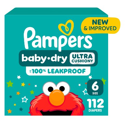 Pampers Baby Dry Diapers - (Select Size and Count)