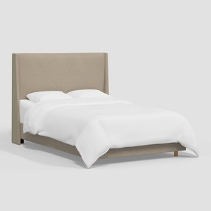 Encino Wingback Bed in Dry Velvet - Threshold™ designed with Studio McGee - 1 of 4