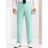 Lars Amadeus Men's Slim Fit Flat Front Office Business Suit Trousers - 2 of 4