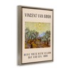 Stupell Industries Classic Olive Trees Van Gogh Floating Frame Canvas Art, Brown, 25" x 31" - 2 of 4