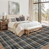 Geometric Striped Runner Rug, Washable Low-Pile Non-Slip Floor Cover for Hallway, Kitchen, Laundry, Bedroom, Stain-Resistant Indoor Carpet - 3 of 4