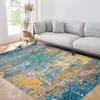 Runner Rug Washable, Non-Slip, Stain Resistant Carpet for Kitchen & Hallway, Soft Touch, Easy Clean Floor Cover - 2 of 4