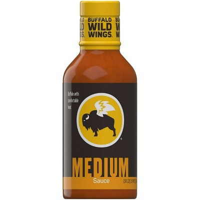 Buffalo Wild Wings Medium Buffalo Sauce, 20 fl. oz.- Pack of 2