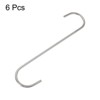 Unique Bargains High Manganese Steel S-shaped Durable Hooks and Hangers 6 Pcs - 3 of 4