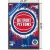 Trends International NBA Detroit Pistons - Maximalist Logo 23 Framed Wall Poster Prints - image 3 of 4