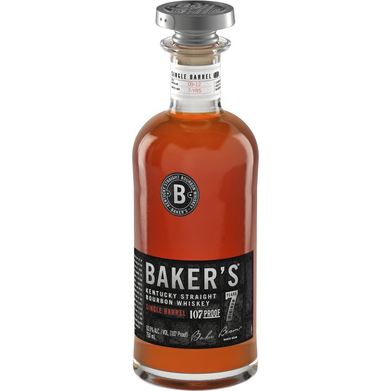 Baker's 7yr Kentucky Straight Bourbon Whiskey - 750ml Bottle, 2 of 5