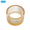 Unique Bargains Home Decoration Glass Tea Light Candle Holders 2 Pcs 2.17" - 3 of 4