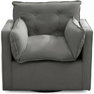 COZONY 360° Swivel Accent Armchair, Modern Oversized Single Sofa Chair with Thick Cushion for Living Room Office