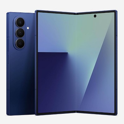 Samsung Galaxy Z Fold7 Cell Phone, 512GB AI Smartphone, Unlocked Android, AI Photo Edits, Large Screen, Long Battery Life, 2025, Blue Shadow