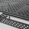 Abigail Rectangle Cast Aluminum Expandable Outdoor Patio Dining Table - Copper - Christopher Knight Home: Weather-Resistant, Seats 8, Removable Leaf - 4 of 4